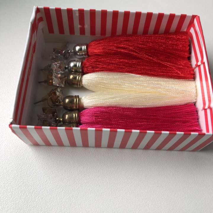 Серьги кисти