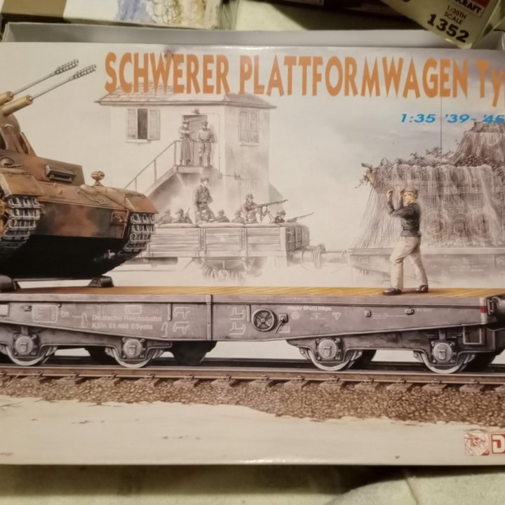 Модель schwerer plattformwagen type ssy