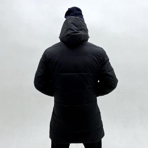 Новые зимние куртки Nike удлинённая черная