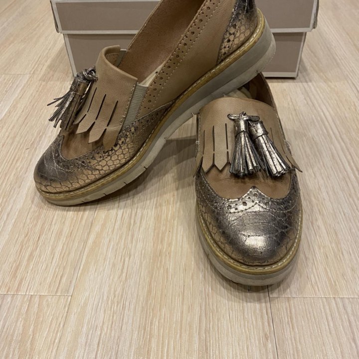 Кожаные лоферы