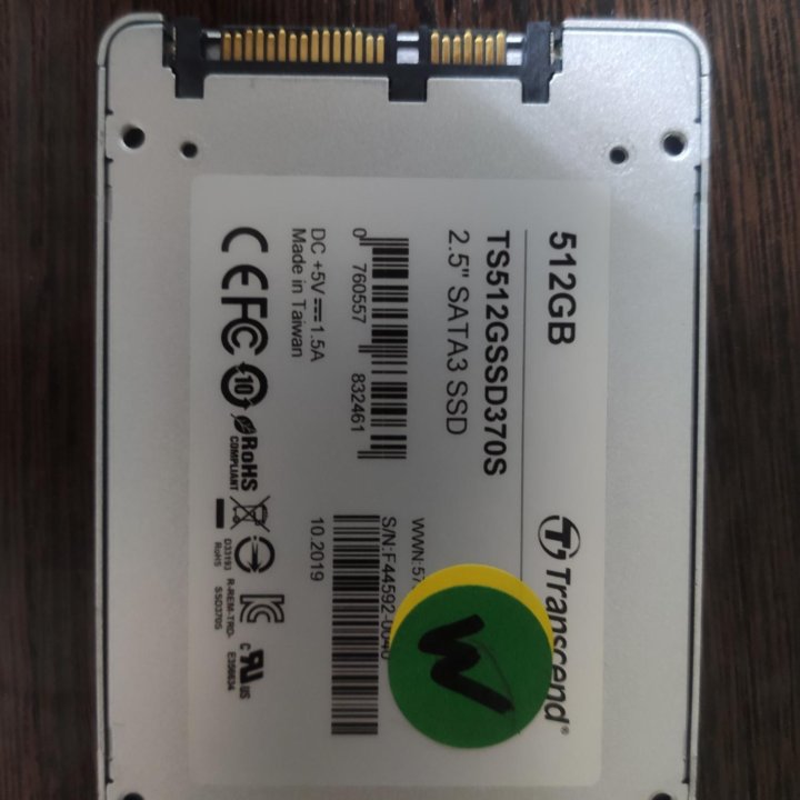 SSD 512gb с Windows 10 SATA 2.5