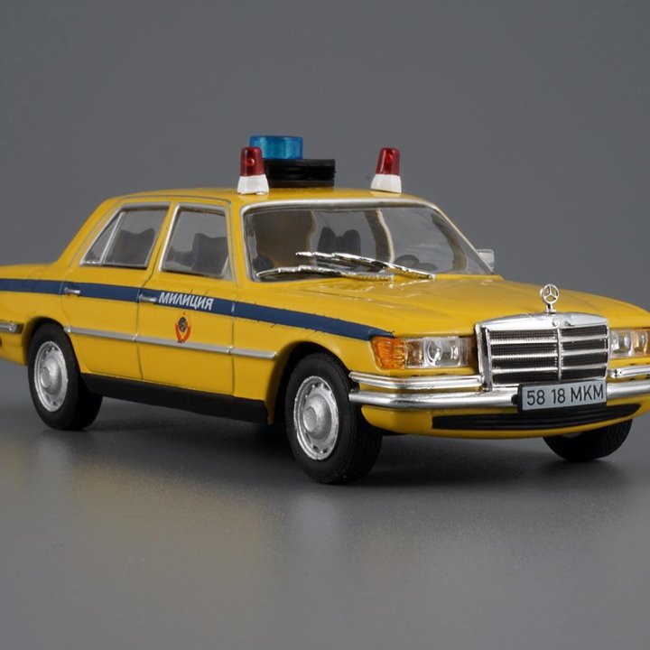 Модель автомобиля Mercedes-Benz 450 SEL (милиция)