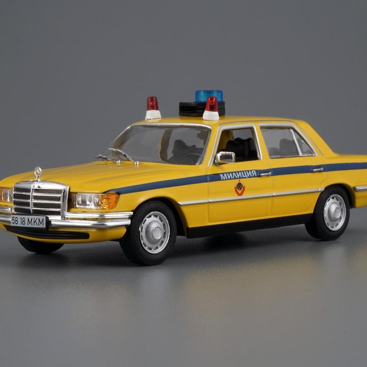 Модель автомобиля Mercedes-Benz 450 SEL (милиция)