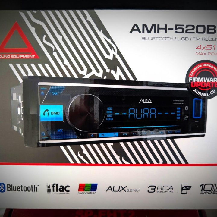 Автомагнитола Aura AMH-520BT Новая