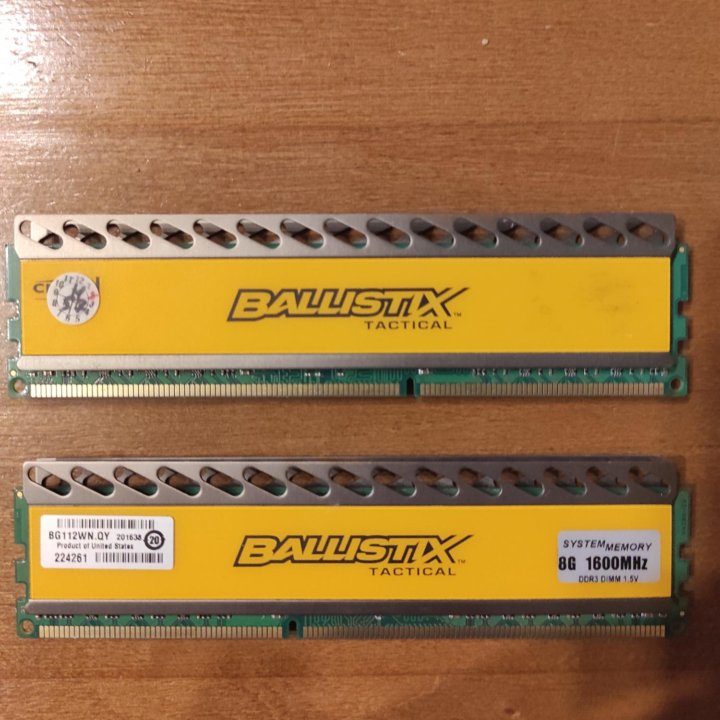 Оперативная память DDR 3 ballistix tactical