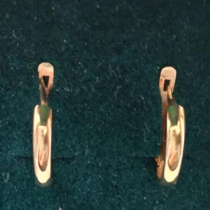 Серьги золотые 585