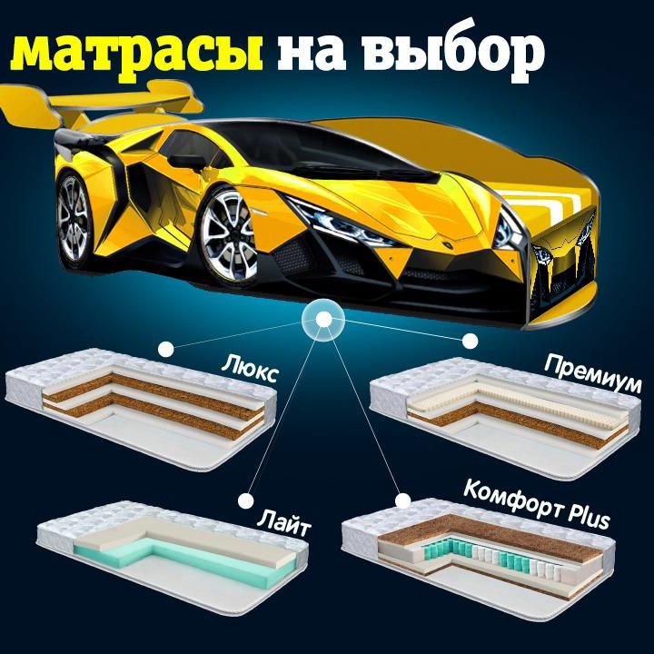 Кровать машина детская кровать для мальчика