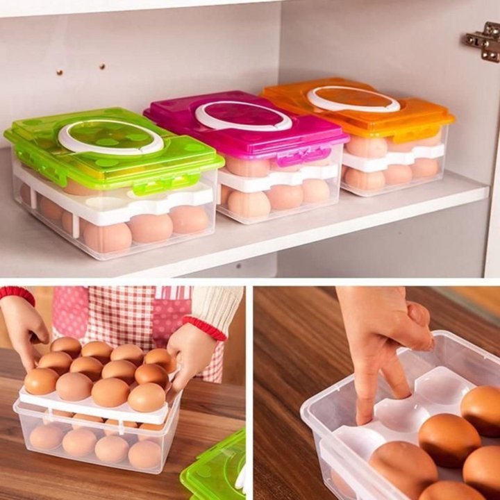 Лоток для хранения яиц пластиковый на 24 шт