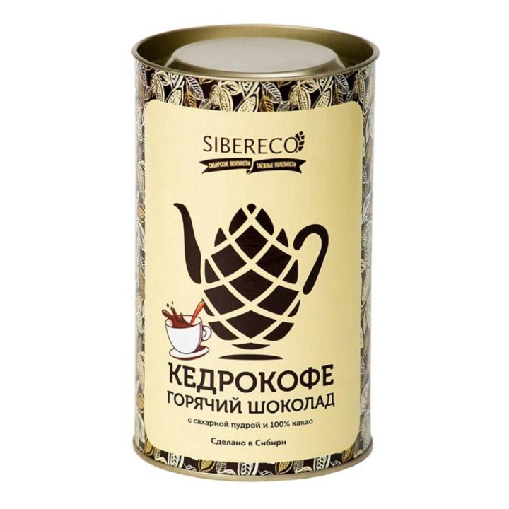 Кедрокофе Горячий шоколад SIBERECO, 500 гр