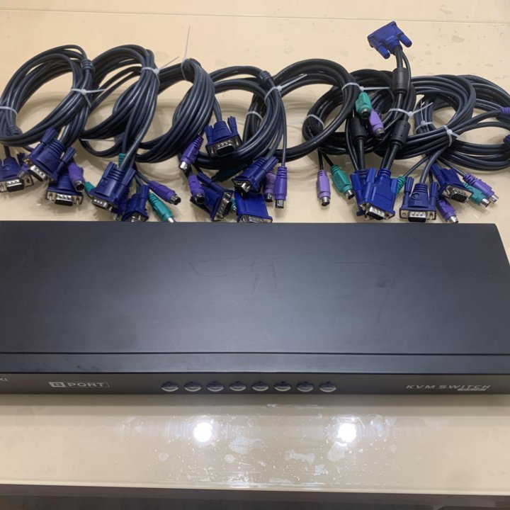 VGA PS2 KVM переключатель 8 в 1 ViKi MT-8A