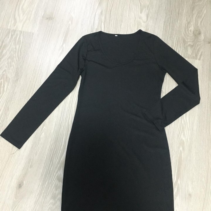 Мини платье черное