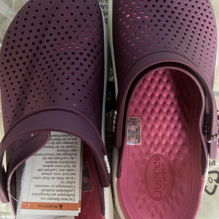 Crocs LiteRide Clog Purpur сиреневые фиолетовые