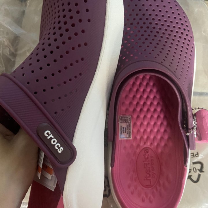 Crocs LiteRide Clog Purpur сиреневые фиолетовые