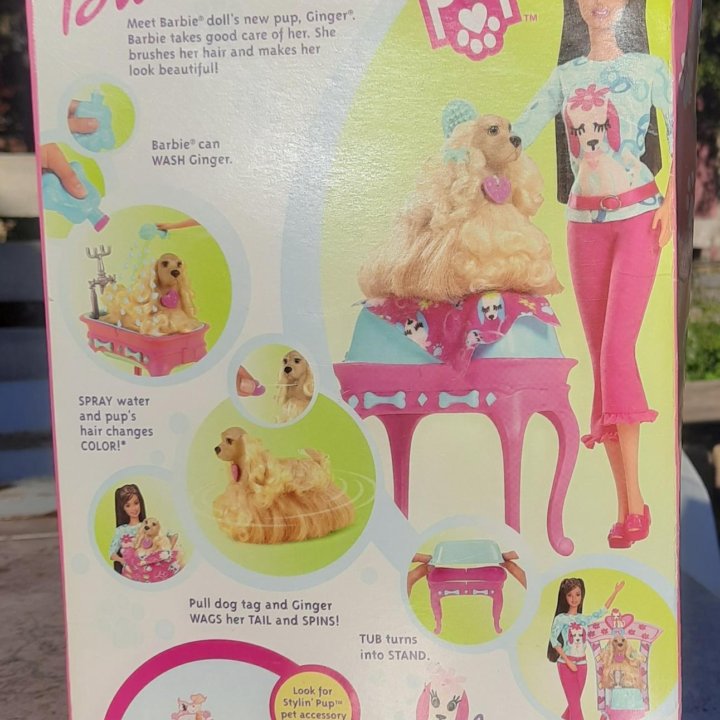 Оригинальная упаковка Barbie styling' pup