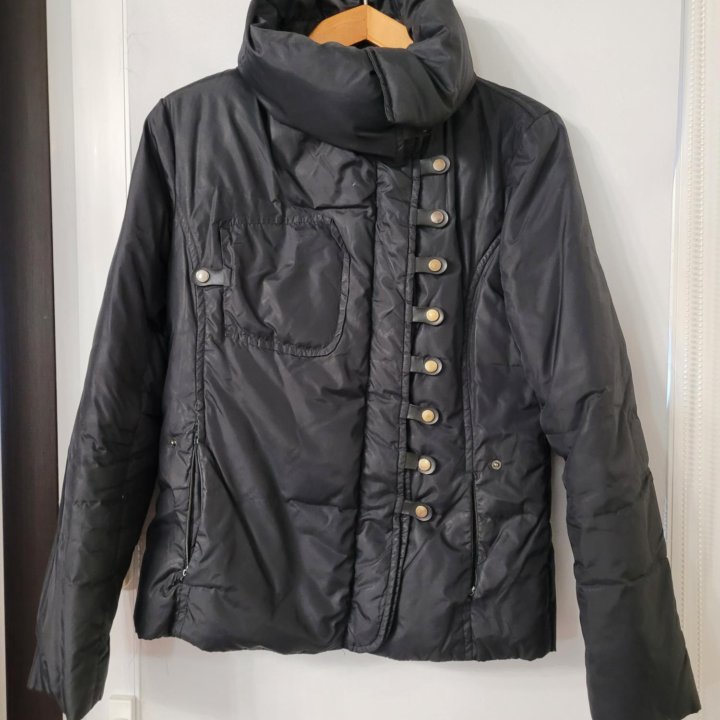 Куртка женская демисезонная чёрная размер 44