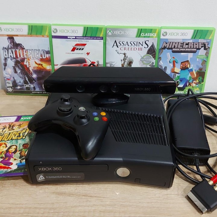 Xbox 360 + kinect, игры