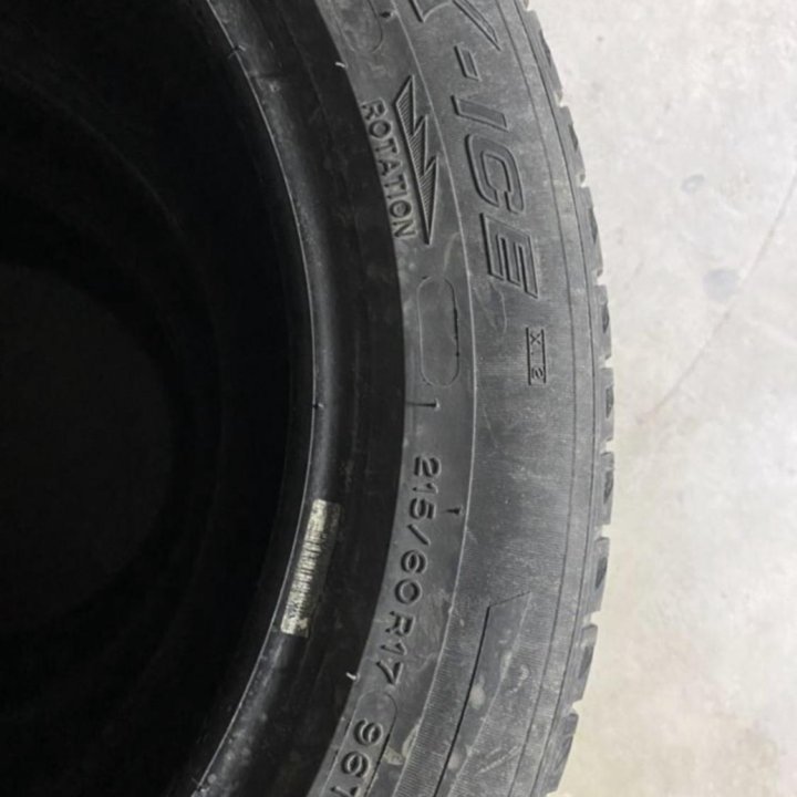 Зимняя резина Michelin x-ice 215/60 r 17