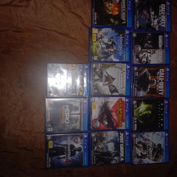 Диски PlayStation 4