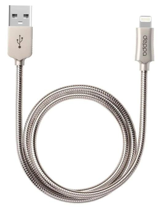 Кабель Deppa Steel USB - Apple Lightning (72272) н