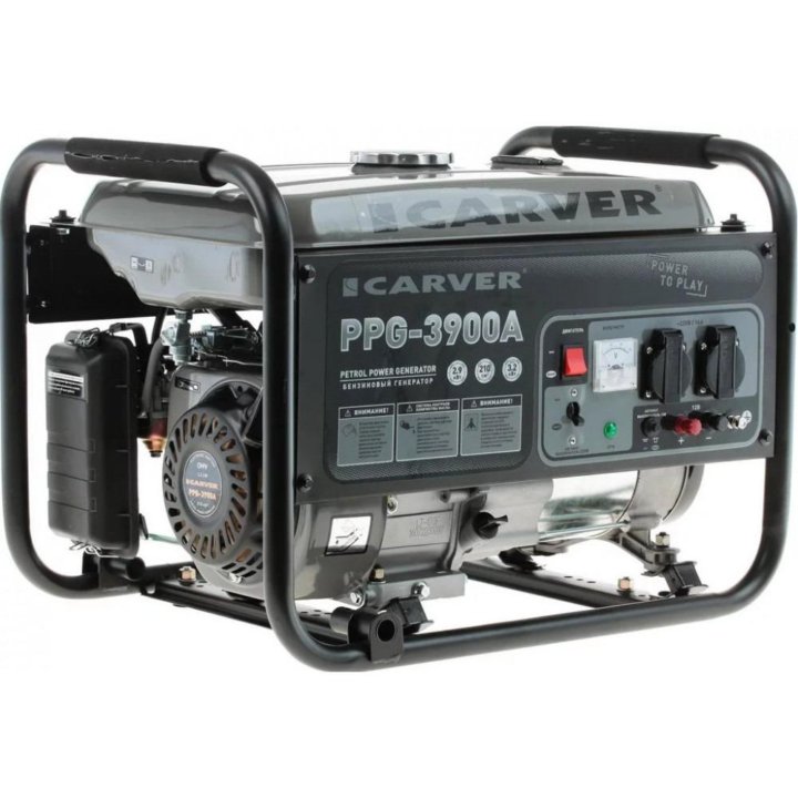 Бензиновый генератор Carver PPG-3900A (3200 Вт)