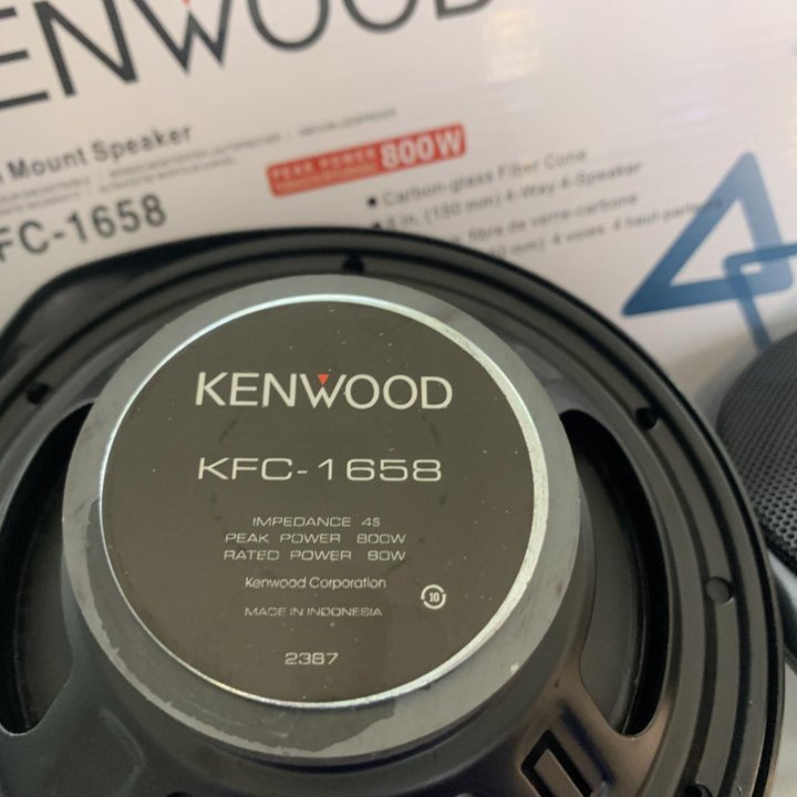 Автомобильные динамики KENWOOD KFC-1656(гарантия)