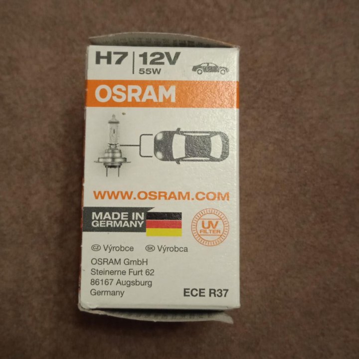 Лампа автомобильная H7 OSRAM