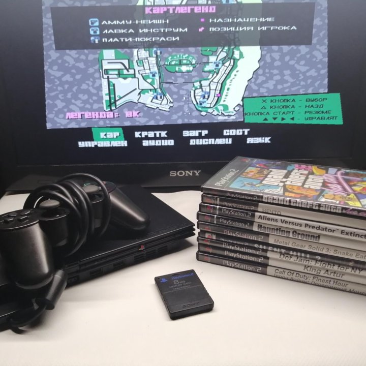 Sony Playstation 2 + игры