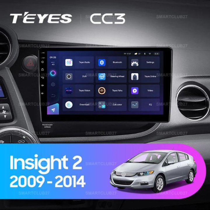 Teyes CC3 Honda Insight 2009+ андроид магнитола