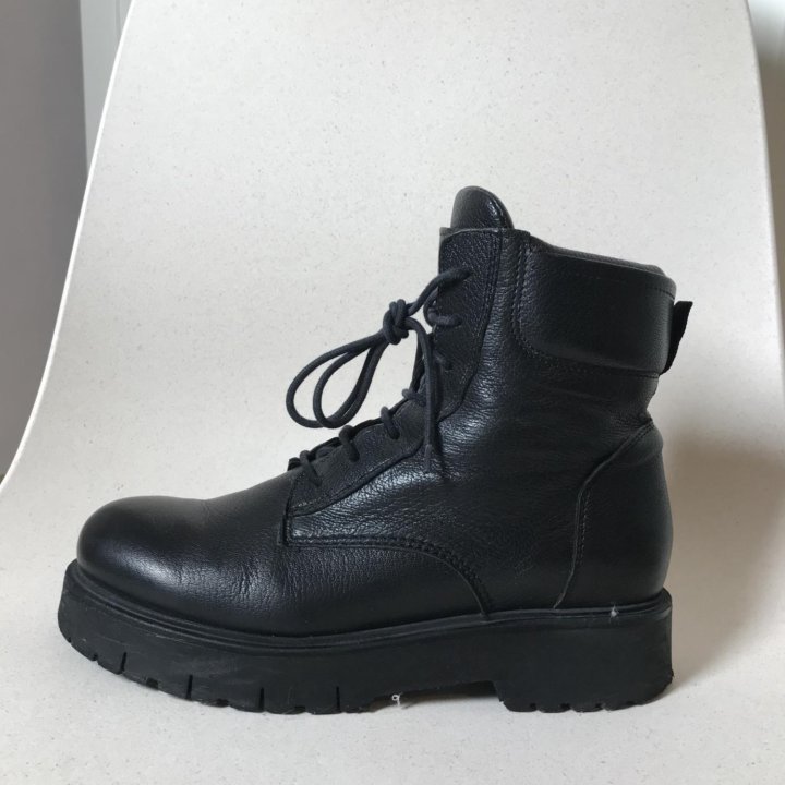 Кожаные берцы ботинки jonak