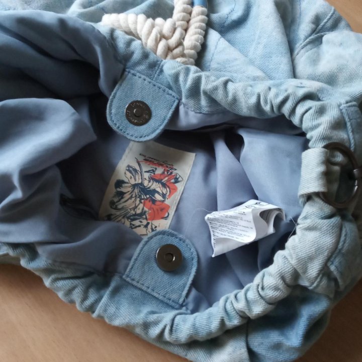 Сумка джинсовая