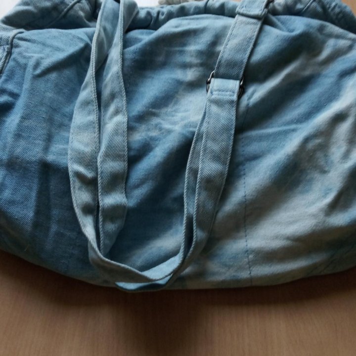 Сумка джинсовая