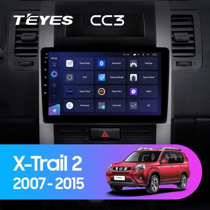 Teyes CC3 Nissan X-trail 2 2007+ андроид магнитола