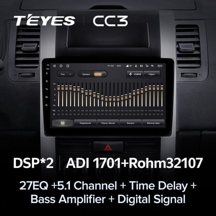 Teyes CC3 Nissan X-trail 2 2007+ андроид магнитола