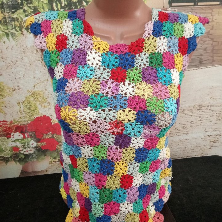 Вязаное платье