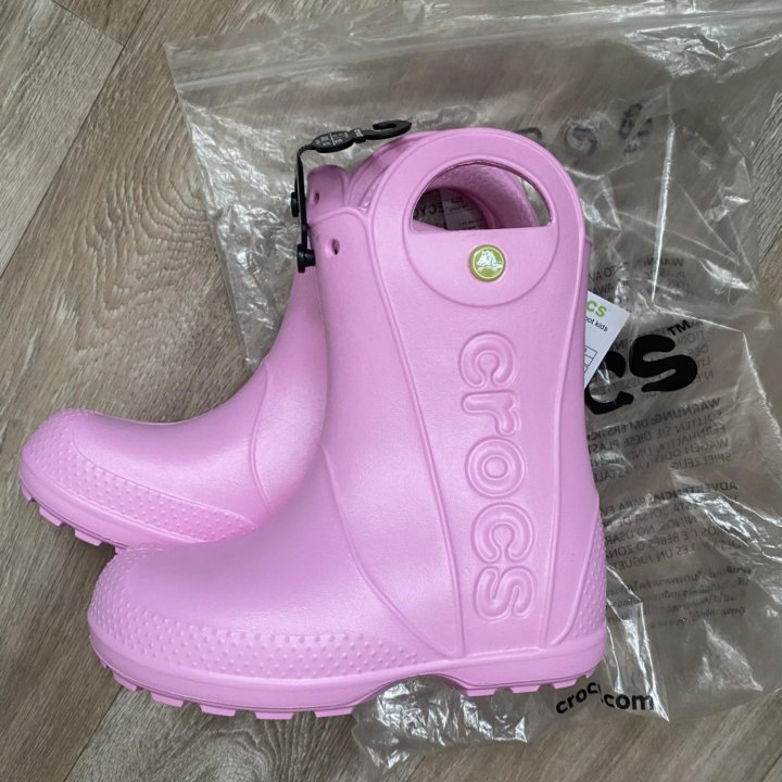 Новые сапожки crocs c12