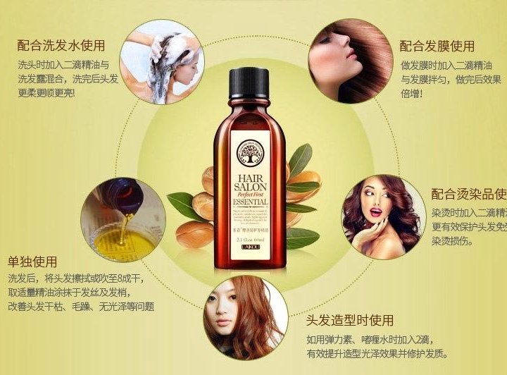Аргановое масло для волос Ю. Корея