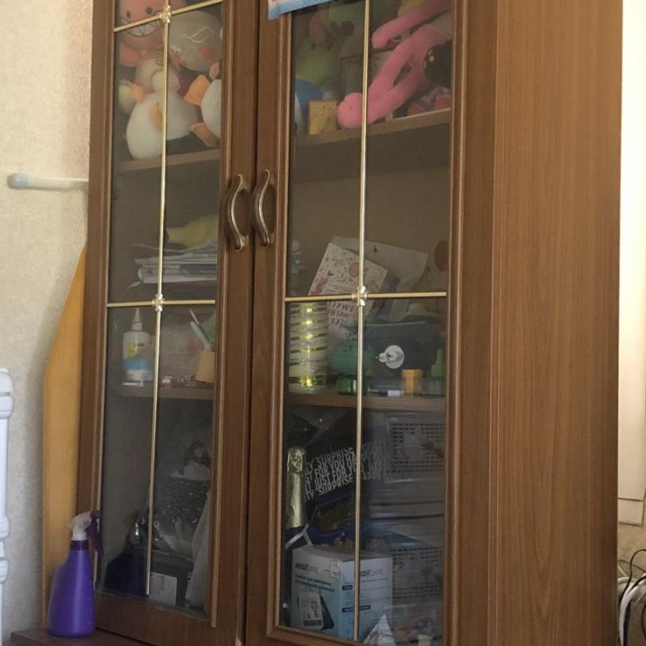 Шкаф со стеклянными дверками