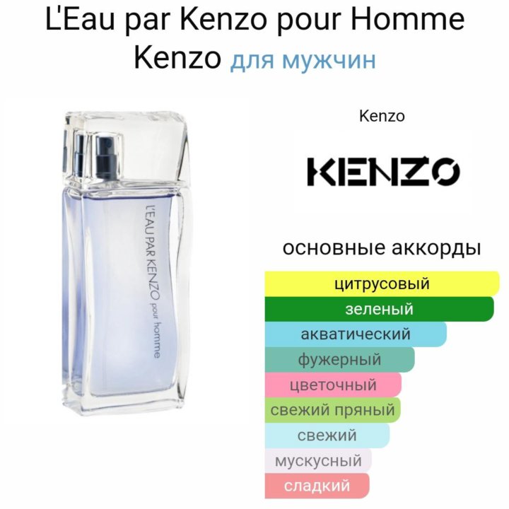 Kenzo L'eau pour homme 100 ml