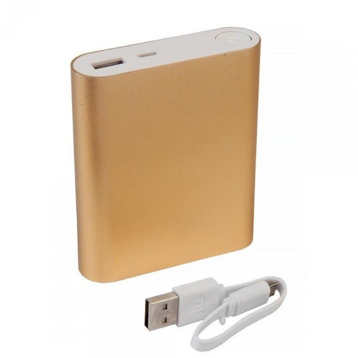 Новый(я) Power Bank, 10400 mAh, золотой 18639507