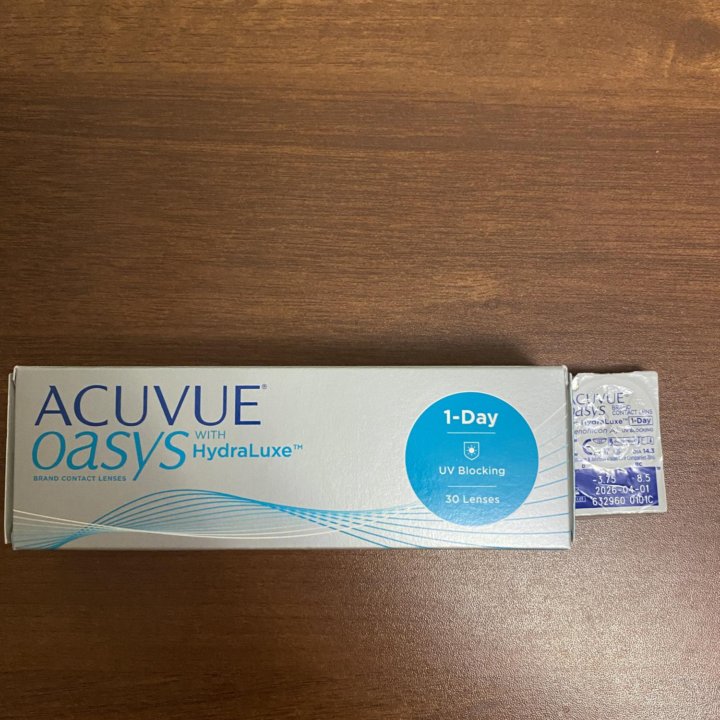 Линзы контактные Acuvue 1-Day -3.75