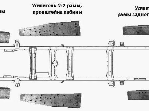 Усилитель,Удлинитель рамы Газель