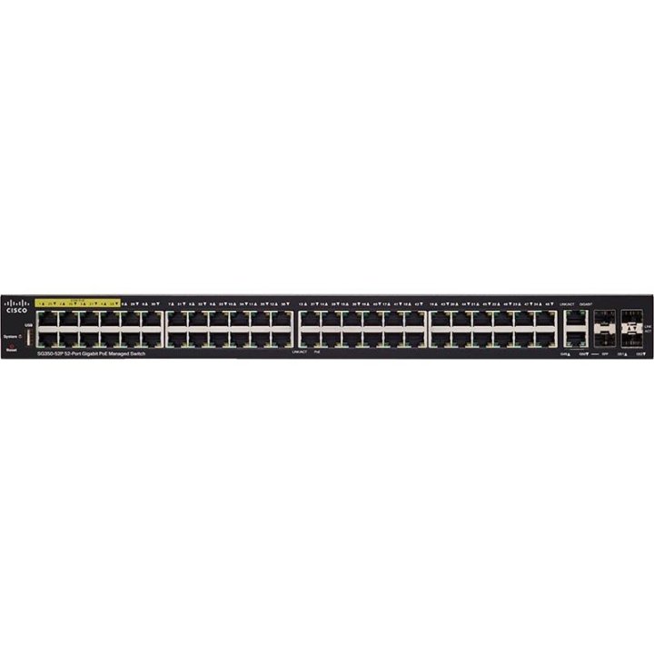 SG350-52P-K9-EU, Коммутатор Cisco SG350-52P 48-PoE