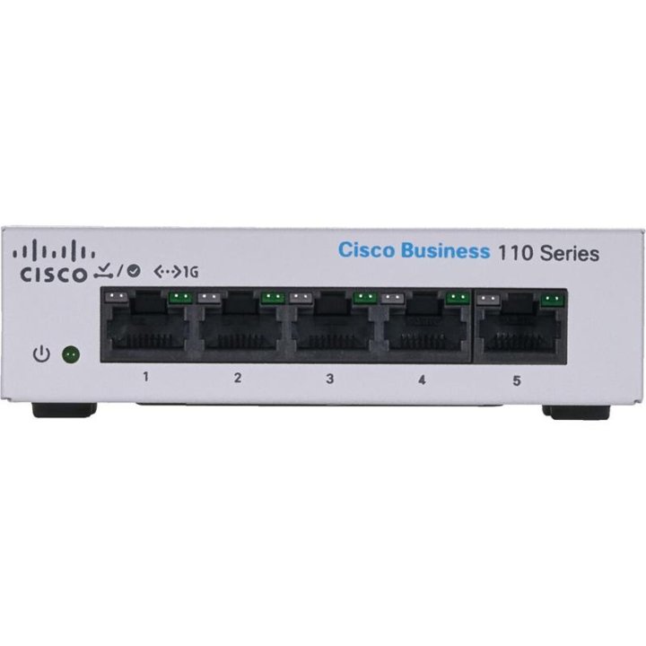 CBS110-5T-D-EU, Коммутатор Cisco CBS110-5T-D Неупр