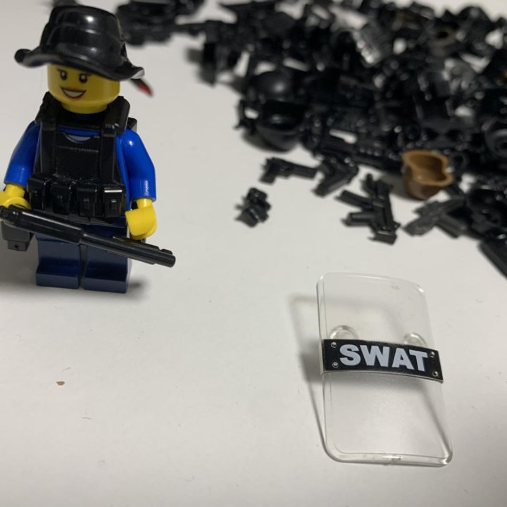 LEGO SWAT, спецназ, военные, оружие