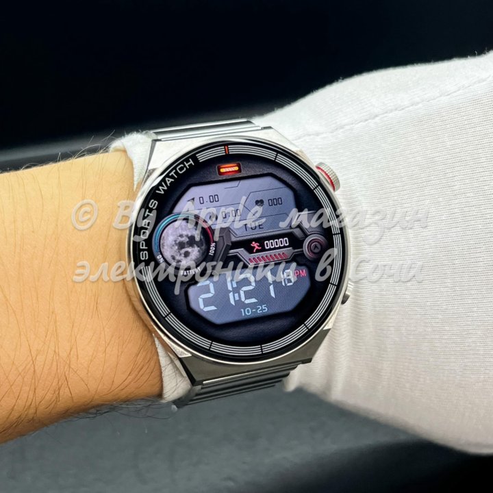 Galaxy Watch 46мм (безрамочные, +3 ремешка)