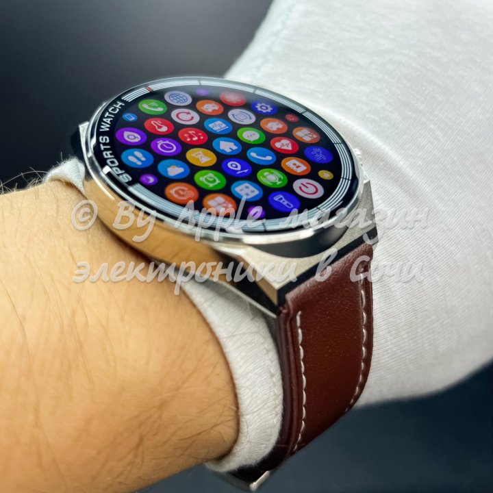 Galaxy Watch 46мм (безрамочные, +3 ремешка)