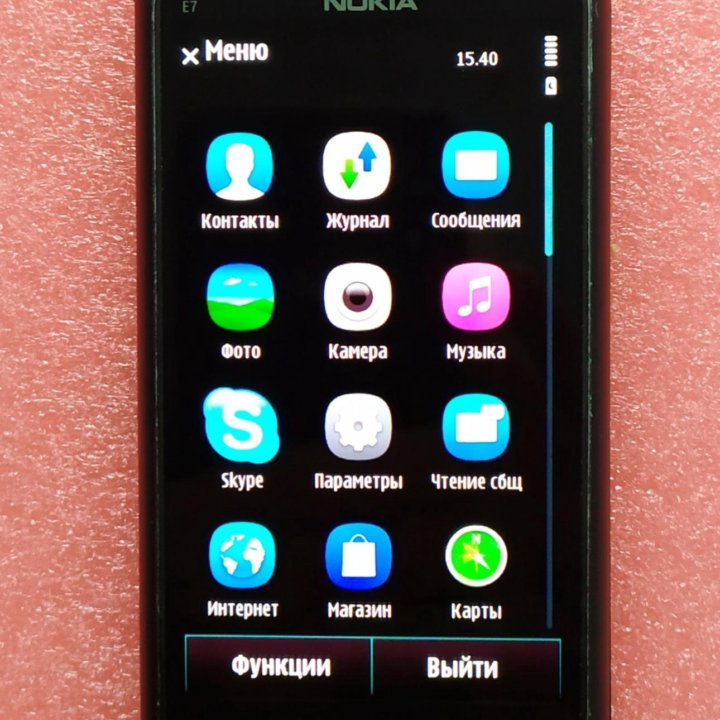 Смартфон Nokia E7. Finland.