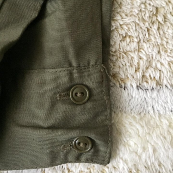 Рубашка о/с СССР защитного цвета 1991 год.