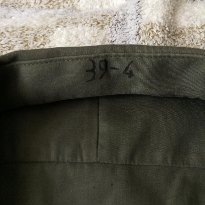 Рубашка о/с СССР защитного цвета 1991 год.