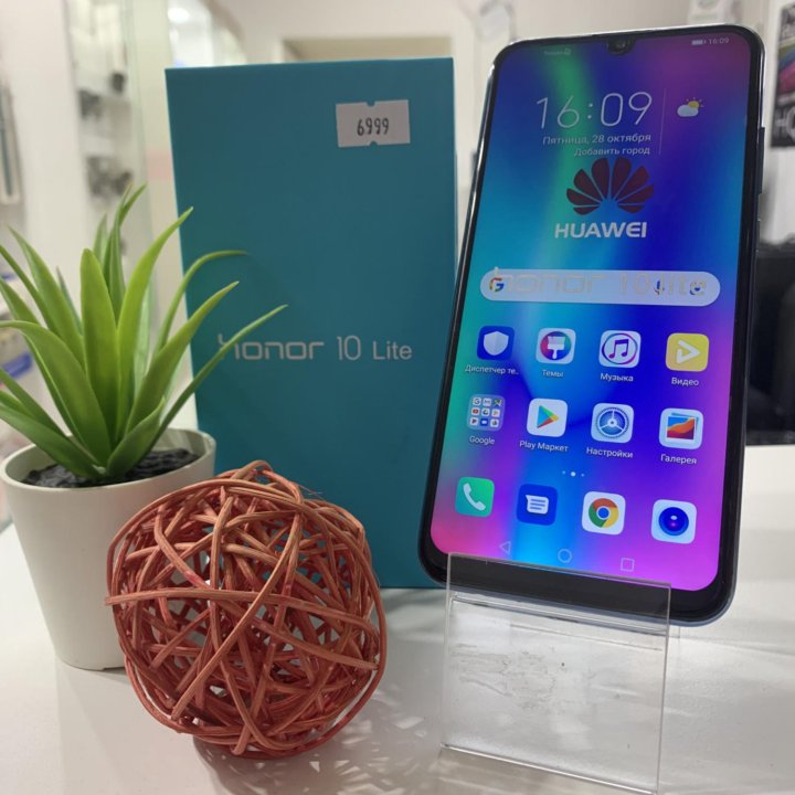 Телефон Honor 10 lite 6/128 ГБ (новый, гарантия)